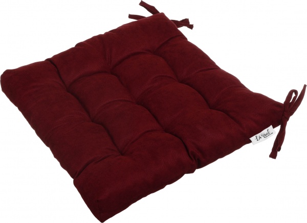 Подушка на стул Bona вишневый 40х40 см La Nuit