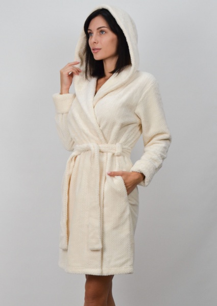 Халат домашній жіночий Roksana Assorty №1426/90080 р. 48 айворі