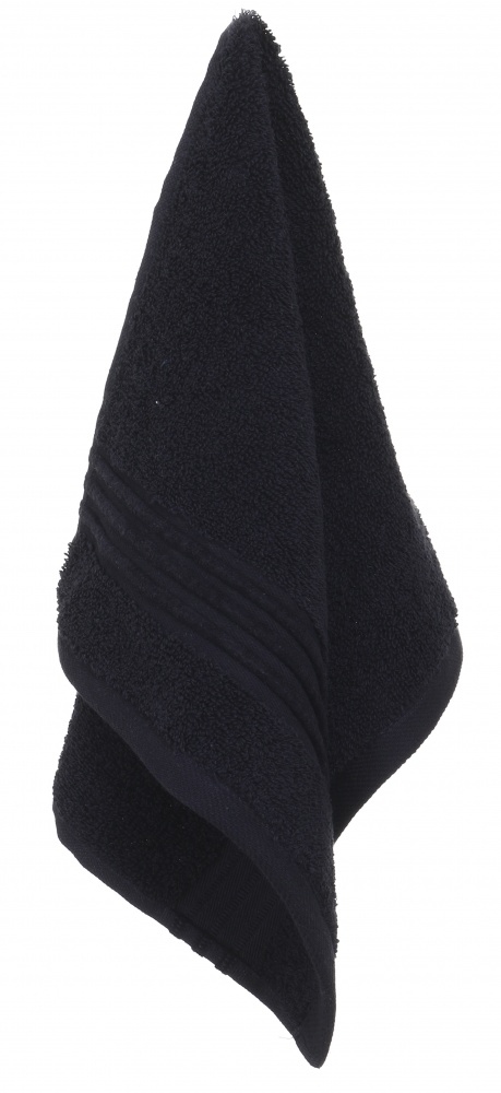Рушник махровий Meda 30x50 см чорний La Nuit