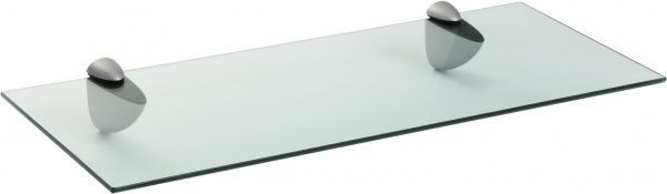 Набор, стеклянная полка + держатели для полки 600x250 мм прозрачный 