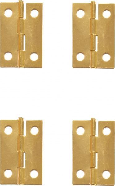 Петля декоративная золото 24х17 мм 4 шт. 