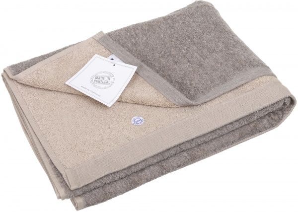 Рушник двосторонній 70x140 см бежевий Duo 