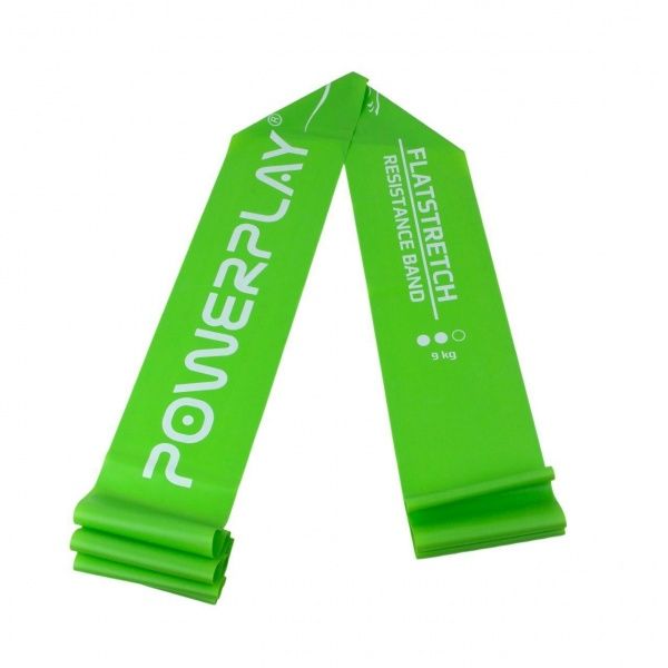 Стрічка-еспандер PowerPlay PP-4112 9 кг зелений