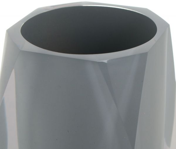 Стакан для зубных щеток Luna diamond серый 310 мл