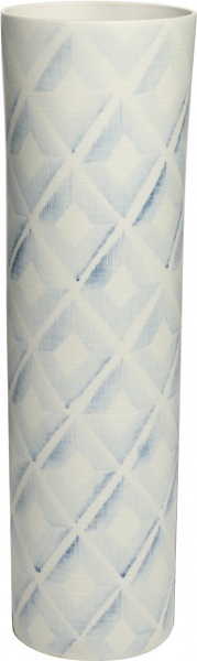Ваза керамічна блакитний крафт циліндр 49 см 07695000P04098 Bernardo