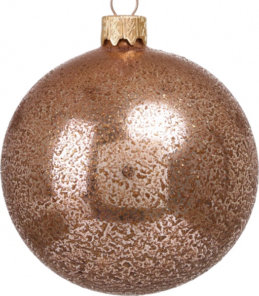 Шар новогодний одноцветная d 80 мм в ассортименте .0181