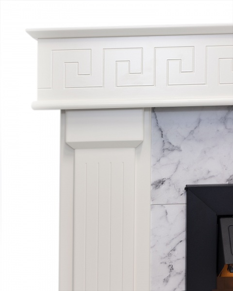 Камінокомплект ASTRA FLAME Артеміда WHITE + Прометей