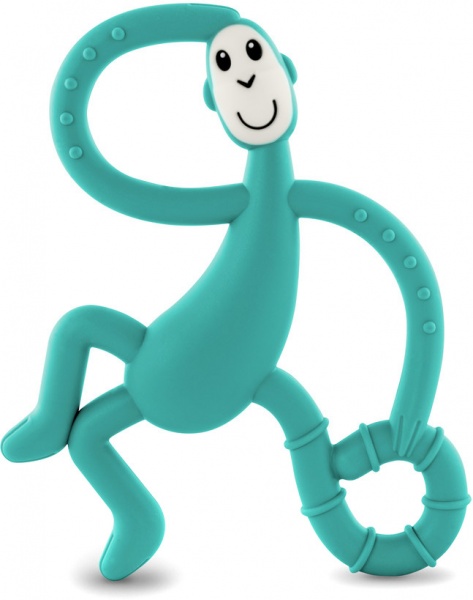 Прорезыватель Matchstick Monkey Обезьянка танцующая зеленая 14 см (MM-DMT-008)