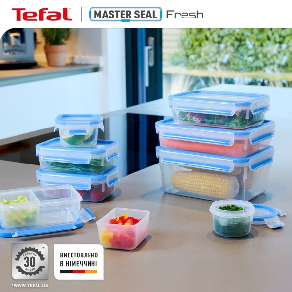 Набір контейнерів Masterseal Fresh 3 шт K3028912 Tefal