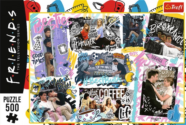 Пазли Trefl 500 Друзі колаж 37418