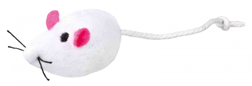 Игрушка для котов Trixie мышь мех с колокольчиком 4 см 1 шт. 4139