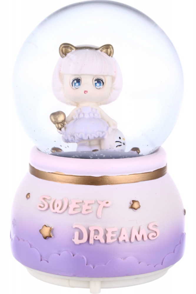 Декорація новорічна JM2118YC куля-LED Sweet Dreams 12.5 см