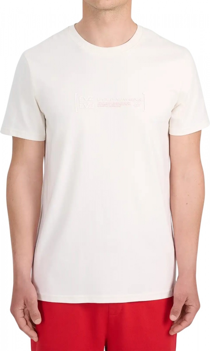 Футболка 4F TSHIRT M2668 4FWSS26TTSHM2668-12S р.L бежевый — фото 1