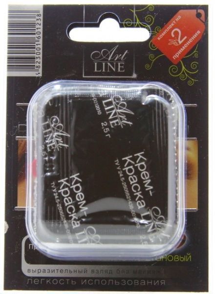Фарба для брів і вій Art Line Proffssional темно-каштановий топаз