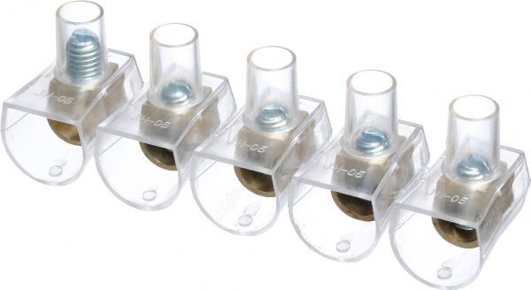 Клемник кінцевий E.NEXT e.tc.end.stand.5.16 16 мм 5 шт. прозорий 