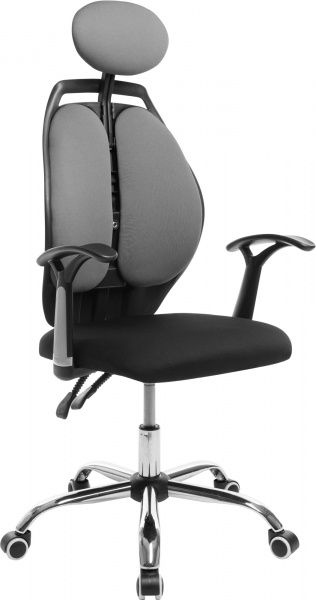 Кресло GT Racer X-W1032-Fabric черно-серый 