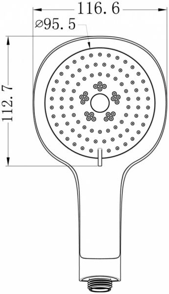 Ручной душ  Mixxen Хельга-3 MXAQ0151