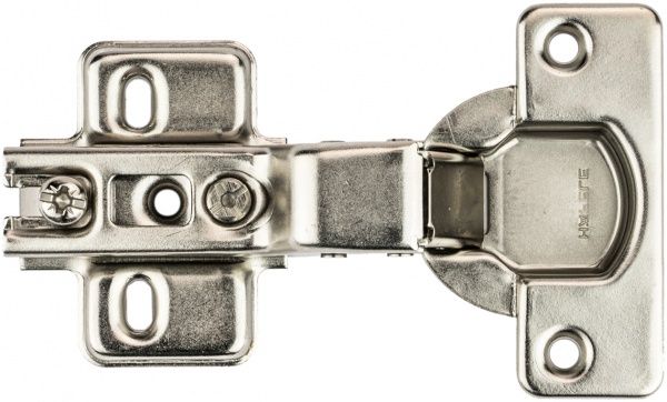 Петля полунакладная METALLAMAT A 110° с монтажной планкой 