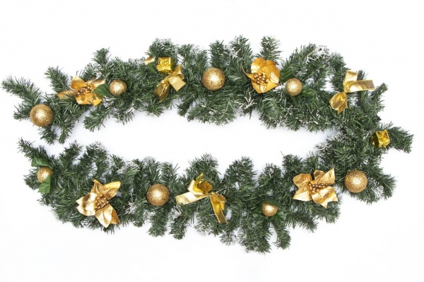 Гирлянда хвойная Девилон с декором 930 081 1,8 м 
