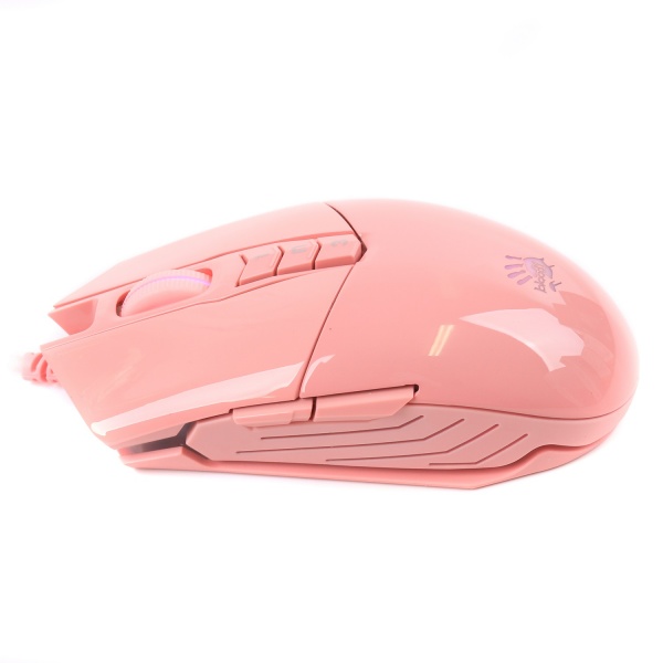 Мишка A4Tech P91s Bloody (Pink), ігрова, з активованим ПЗ, RGB 