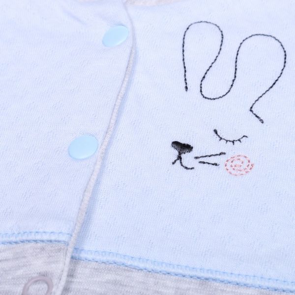 Боди детское для мальчика Baby Veres Honey bunny р.68 голубой 
