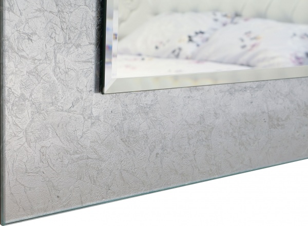 Дзеркало Бусел поталь 970x970 мм срібний 