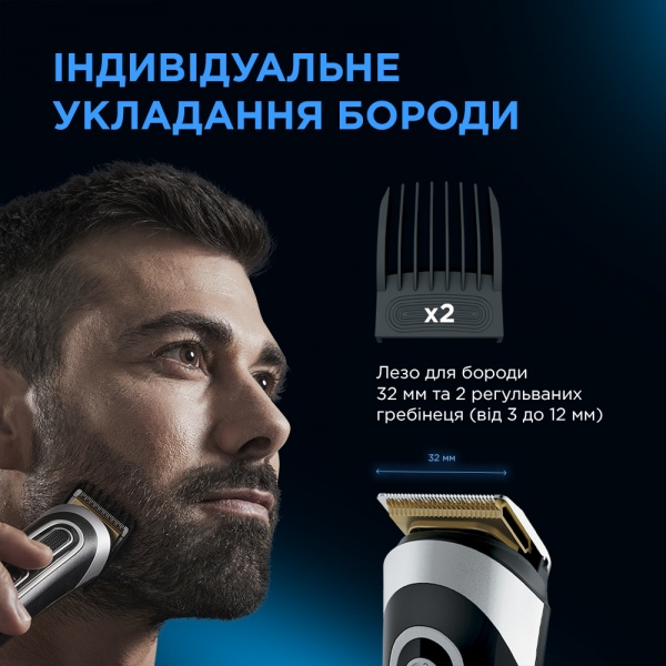 Триммер универсальный Rowenta TRIM&STYLE 13В1 TN9140F4