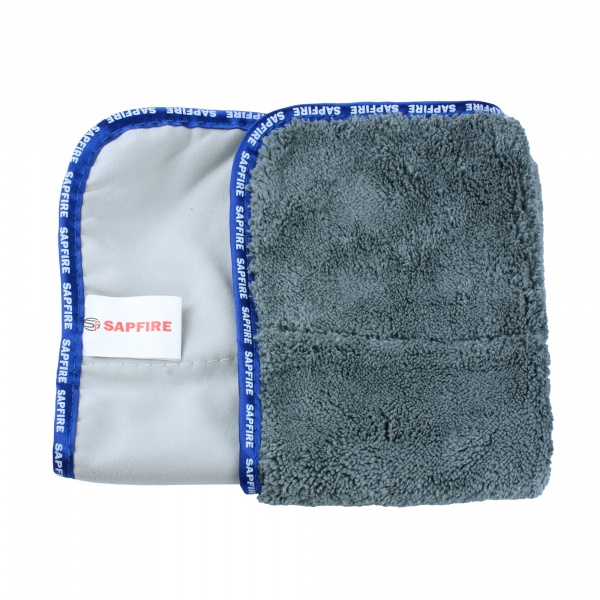 Серветка двостороння з мікрофібри і штучної замші 35x40 см Sapfire 2 in 1 Microfiber Dust&Polish Cloth SA-226 1 шт.