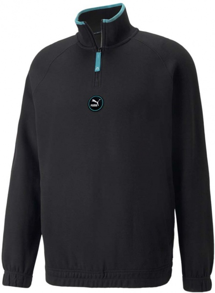 Джемпер Puma SWXP HALF-ZIP 53361901 р. XL черный