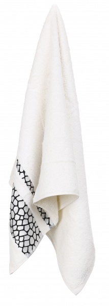 Набір рушників Rhomb 50х90+70х140 450г/м2 молочний Begenal 