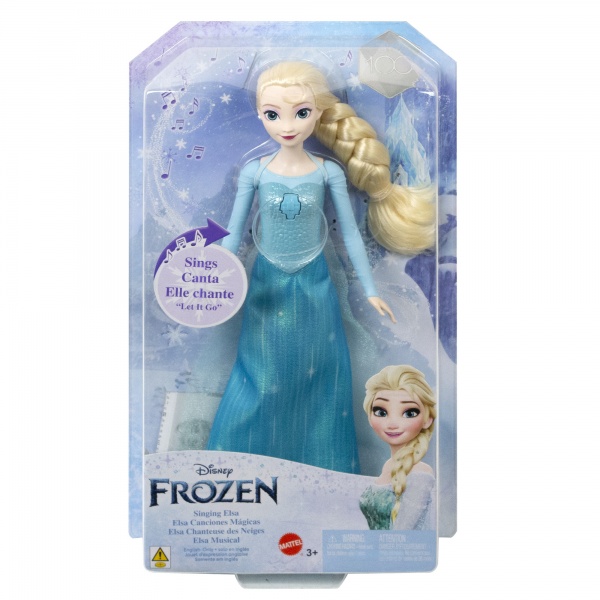 Кукла DISNEY FROZEN Поющая Эльза из м/ф Холодное сердце (только мелодия) HMG38