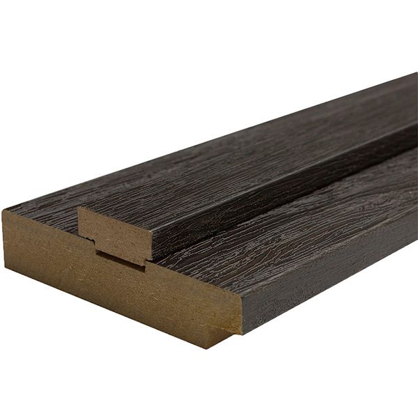 Дверная коробка ОМіС ПВХ под добор ПВХ 80х33 мм венге