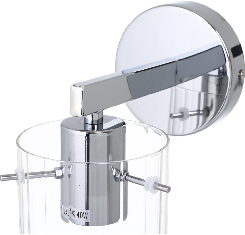 Бра Sensio Nim 1x40 Вт E27 хром/прозрачный LS-74642/1S-E2740W