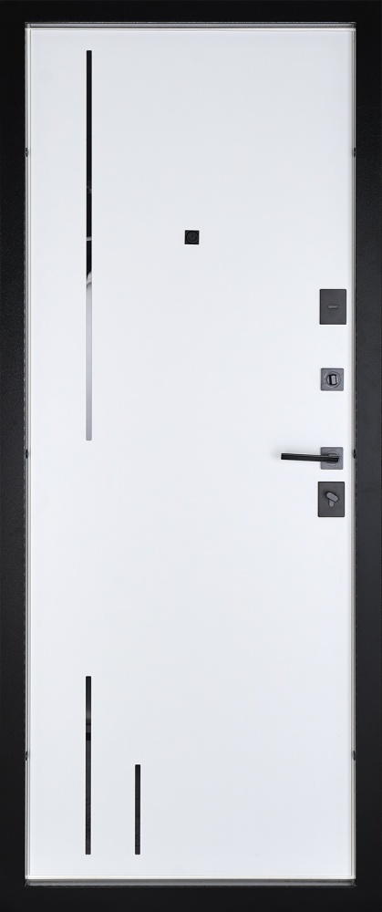 Дверь входная Abwehr MG3 (557+558) 086 Л (ДТБ + СМБ) NEW белый супермат 2050х860 мм левая