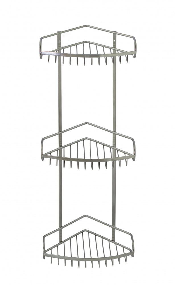 Полочка угловая VOLVER 3-ярусная SS 42103