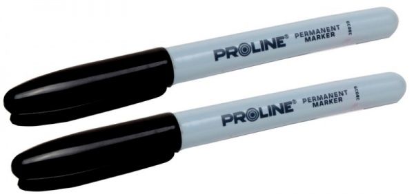 Маркер будівельний тонкий Proline 2 шт. 38032