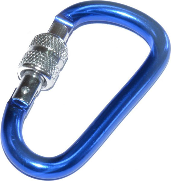 Карабін пожежний алюминиєвий з муфтою 6x62 мм