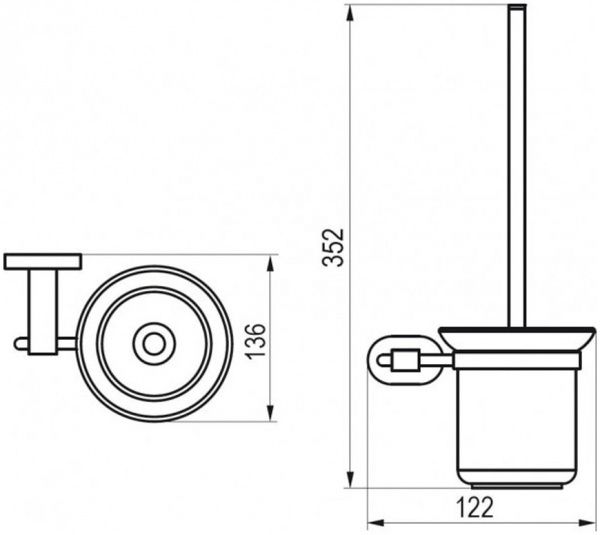 Ершик для унитаза Ravak CR 410