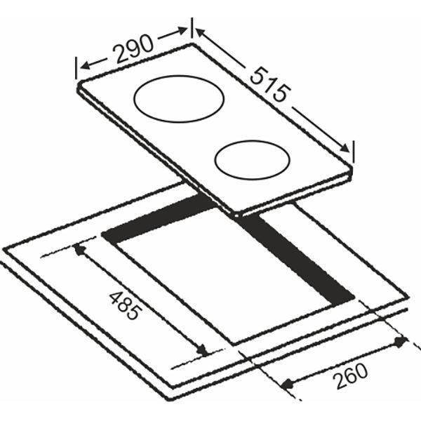 Варочная поверхность Interline DS 200 IX/2