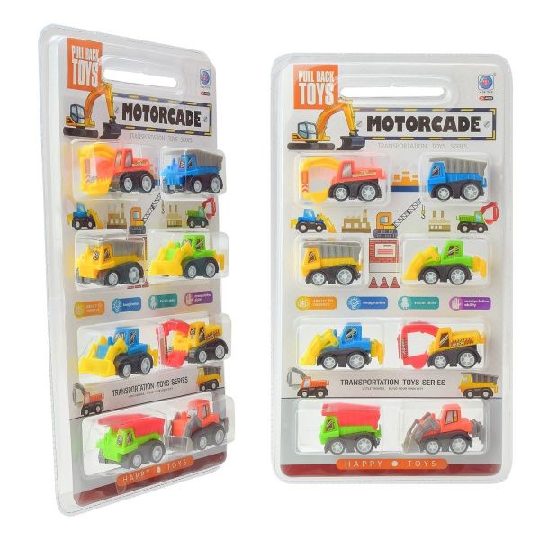 Ігровий набір транспорту 8 шт. на планшетці 278-36