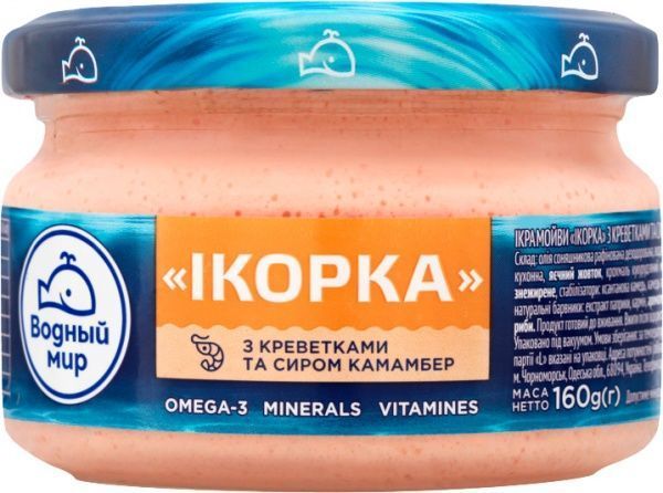 ПастаТМ Водный мир с креветками и сыром камамбер 160 г (4820088413785)