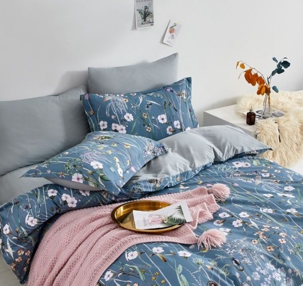 Комплект постільної білизни 2.0 JYBY116 синій Word of Dream
