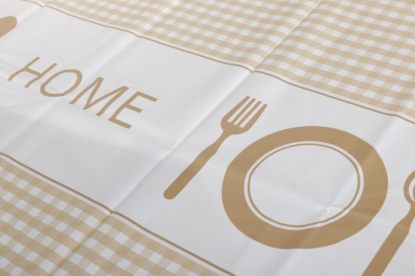 Скатерть Дом 137x180 см бежевый Даріана 