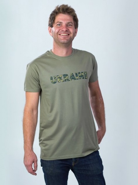 Футболка чоловіча Sol's Imperial 190 Ukraine 11500268/140XXL р.XXL хакі