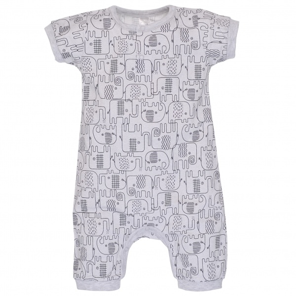 Полукомбинезон для мальчика Татошка р.86 серый с рисунком 16105слн 