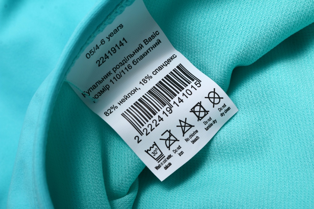 Купальник для девочек Shantou Basic р.146-152 голубой 24ENGL7