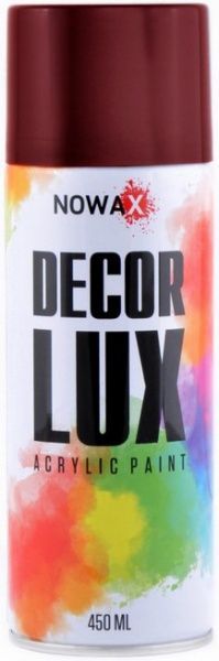Краска акриловая Nowax 450 мл NX48025 (Ral3005) Красное вино
