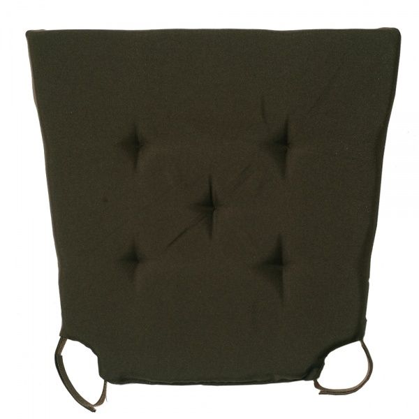 Подушка на стул Bubble трапеция стеганая 40х42х4 коричневая