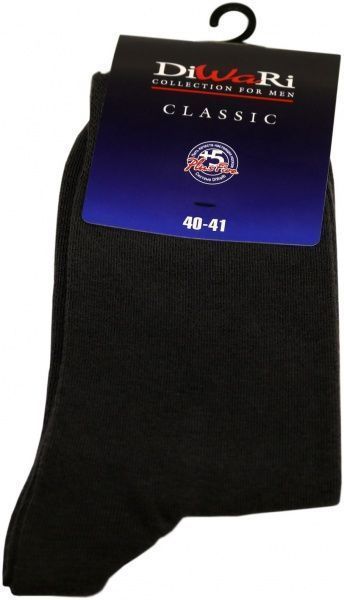 Шкарпетки Diwari CLASSIC 000 р. 25 темно-сірий 