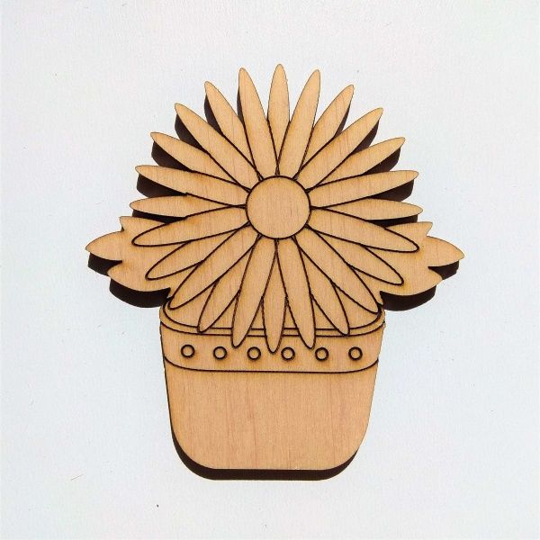 Заготовка Ромашка 4D 19 Фанера 